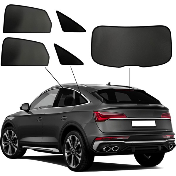 Solbeskyttelse Audi Q5 Sportback (FYT), Bag SUNCLIP SunClip