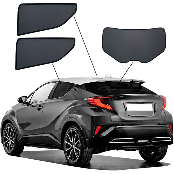 Solbeskyttelse Toyota C-HR (X1), Bag SUNCLIP SunClip