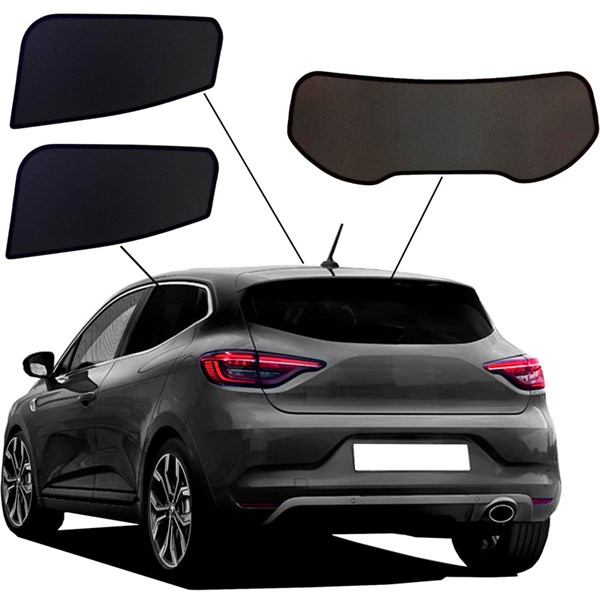 Solbeskyttelse Renault Clio V (BF) HB 5-doors, Bag SUNCLIP SunClip