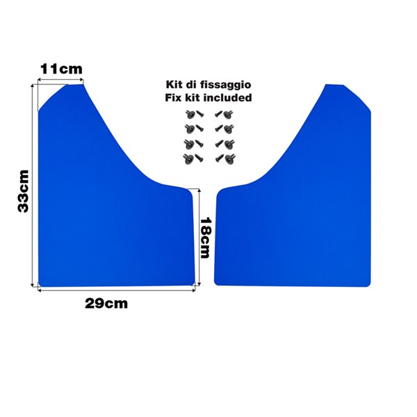 Stænklappesæt Simoni Racing inkl. monteringsskruer SIMONI RACING Simoni Racing
