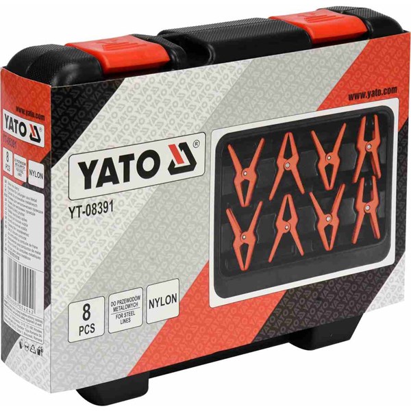 Stålklemmer 8 stk. YATO Yato