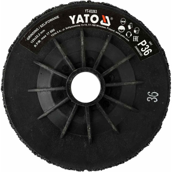 Slibeskive Universal M14 125Mm P36 YATO Yato