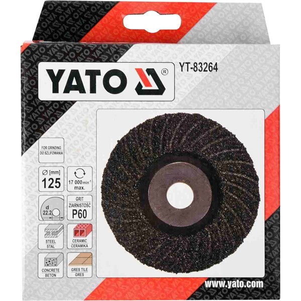 Slibeskive Universal M14 125Mm P60 YATO Yato