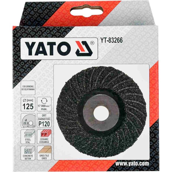 Slibeskive Universal M14 125Mm P120 YATO Yato