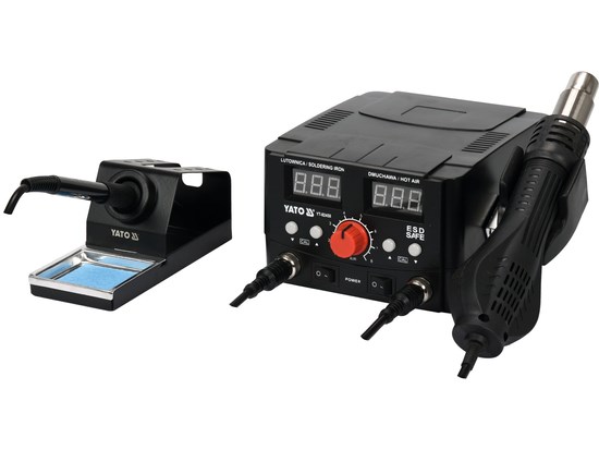 Lodde­station med varm luft YATO Yato