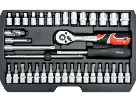 Topnøglesæt 1/4" 38 dele YATO Yato