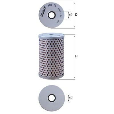 Hydralikfilter, styresystem MAHLE MAHLE