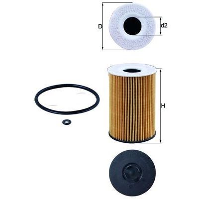 Oliefilter MAHLE MAHLE