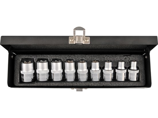 Torx-topnøglesæt, stort E10–E24, 9 dele YATO Yato