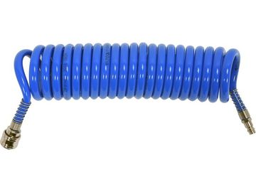 PU-spiralslange til trykluft 8 × 12 mm – 5 m, blå YATO Yato