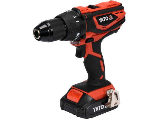 Bore-/skruemaskine 18 V–40 Nm, 2-gear, batteri 2Ah YATO Yato