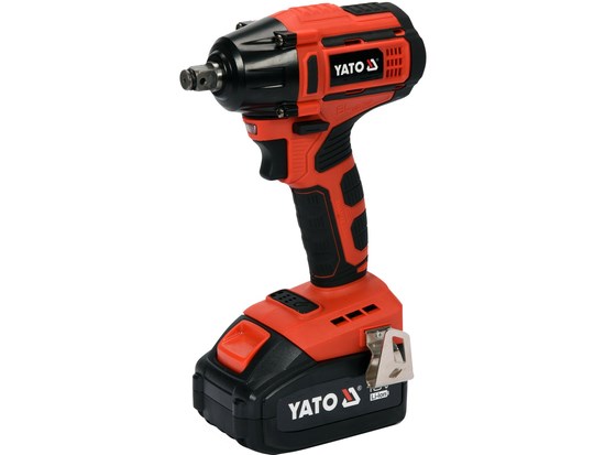 Slagskruemaskine 18 V – 1/2″, 250 Nm, batteri 3 Ah YATO Yato