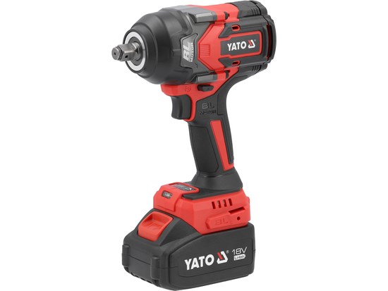 Muttertrækker 18 V – 1/2″, 1200 Nm, batteri 4 Ah YATO Yato