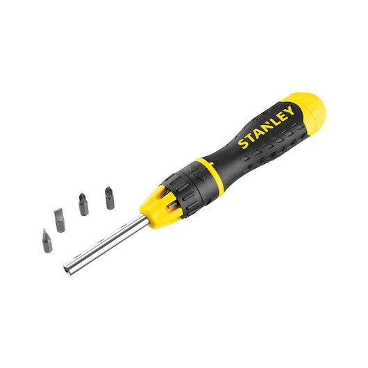 Skraldeskruetrækker med bitsæt STANLEY Stanley