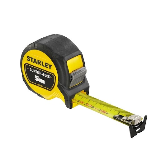 Målebånd CONTROL-LOCK™ 5 m (25 mm bredde) STANLEY Stanley