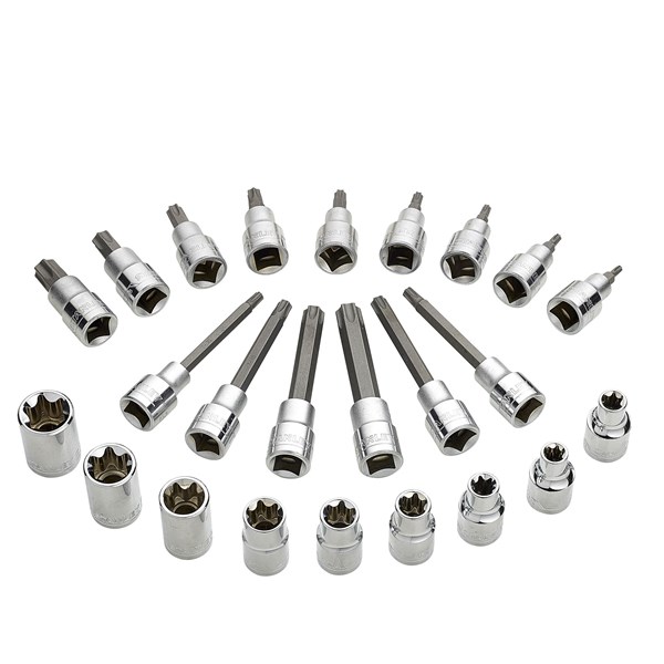 Topnøglesæt 1/2", 24 dele STANLEY Stanley