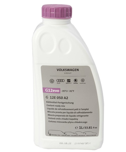 Volkswagen Original Glykol (-35 °C færdigblandet) 1L ORIGINAL Original Volkswagen Original Glykol (-35 °C færdigblandet) 1L ORIGINAL Original