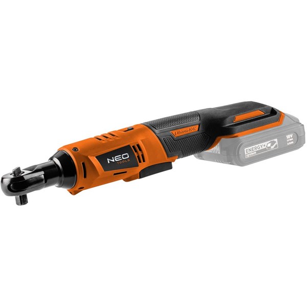Skralde 18V 3/8" uden batteri NEO Neo