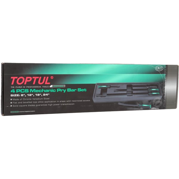 Brækjernssæt 4 dele TOPTUL Toptul