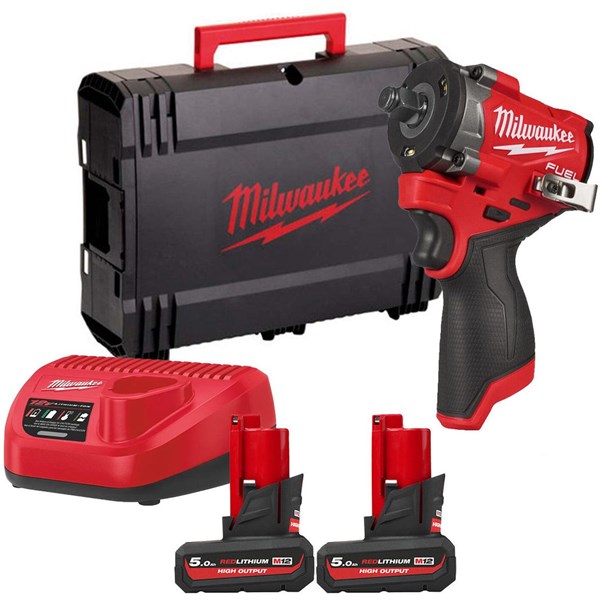 Kompakt slagnøgle M12 1/2" sæt MILWAUKEE MILWAUKEE