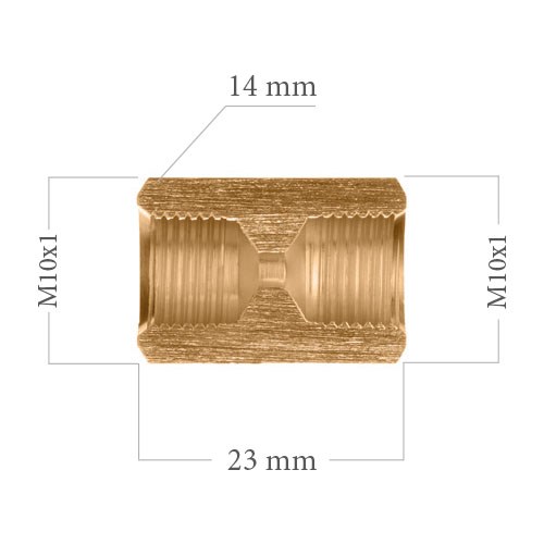 Adapter, bremserør