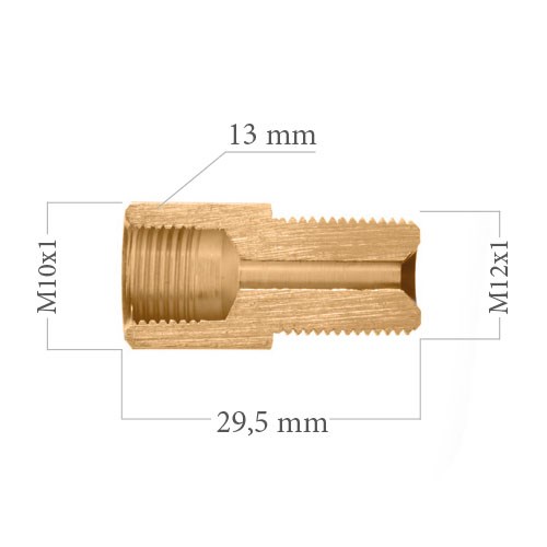 Adapter, bremserør
