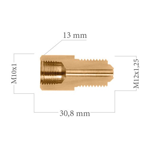 Adapter, bremserør