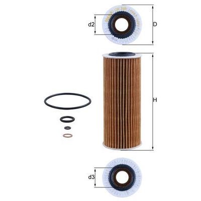 Oliefilter KNECHT KNECHT