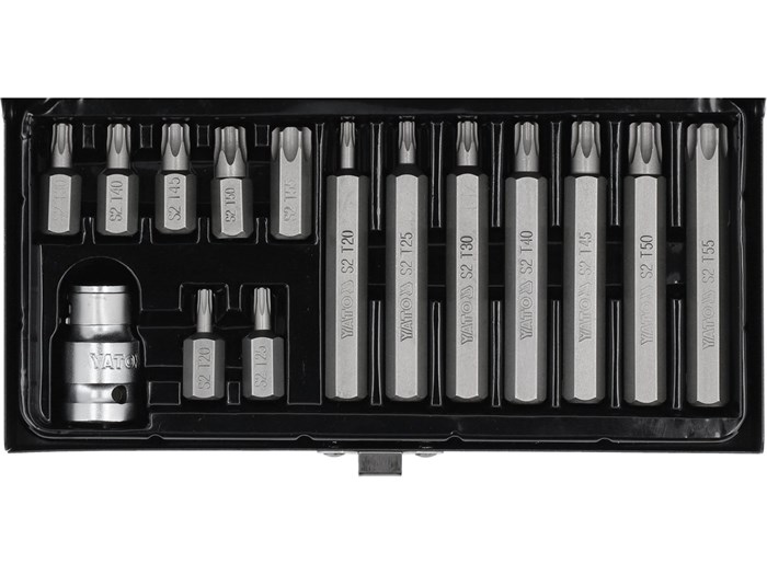 Bitsæt torx t20–t55 15 dele YATO Yato