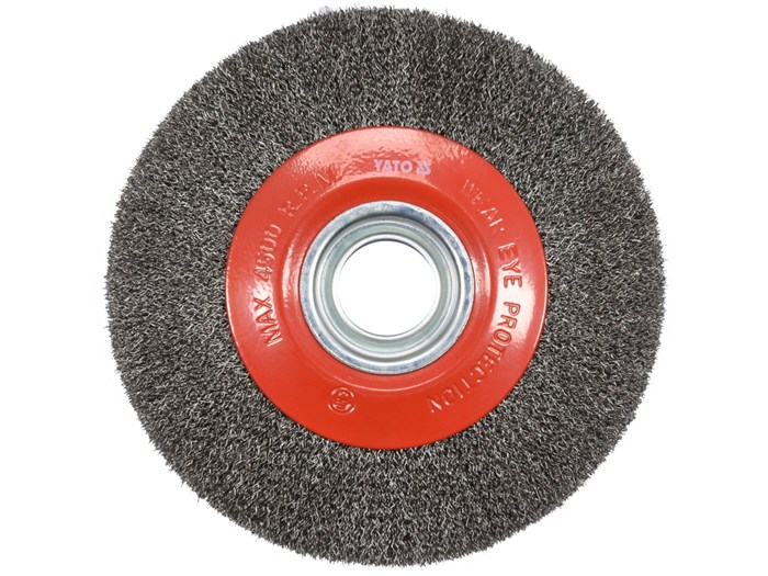 Stålbørste 200 mm Ø32 mm inox YATO Yato