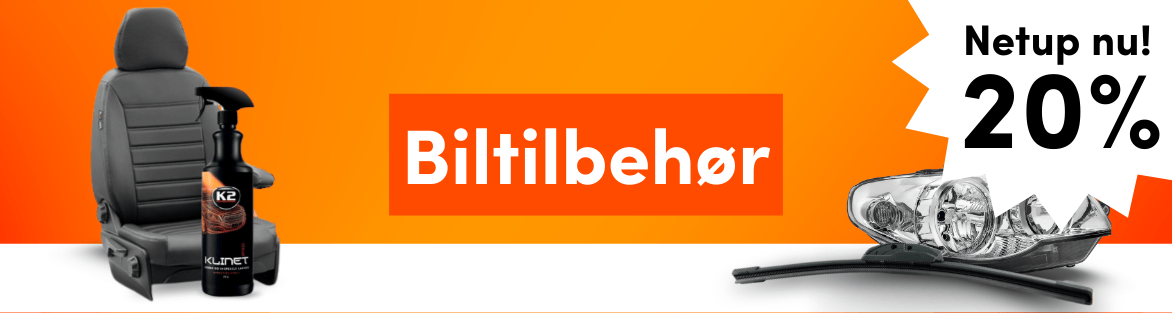 20% rabat på biltilbehør